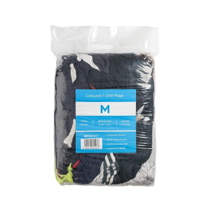 T-Shirt Rags 2kg - Assorted