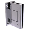 Vienna Hinge, Wall to Glass, Centre T Backplate - Non-Hold Open (Pair)