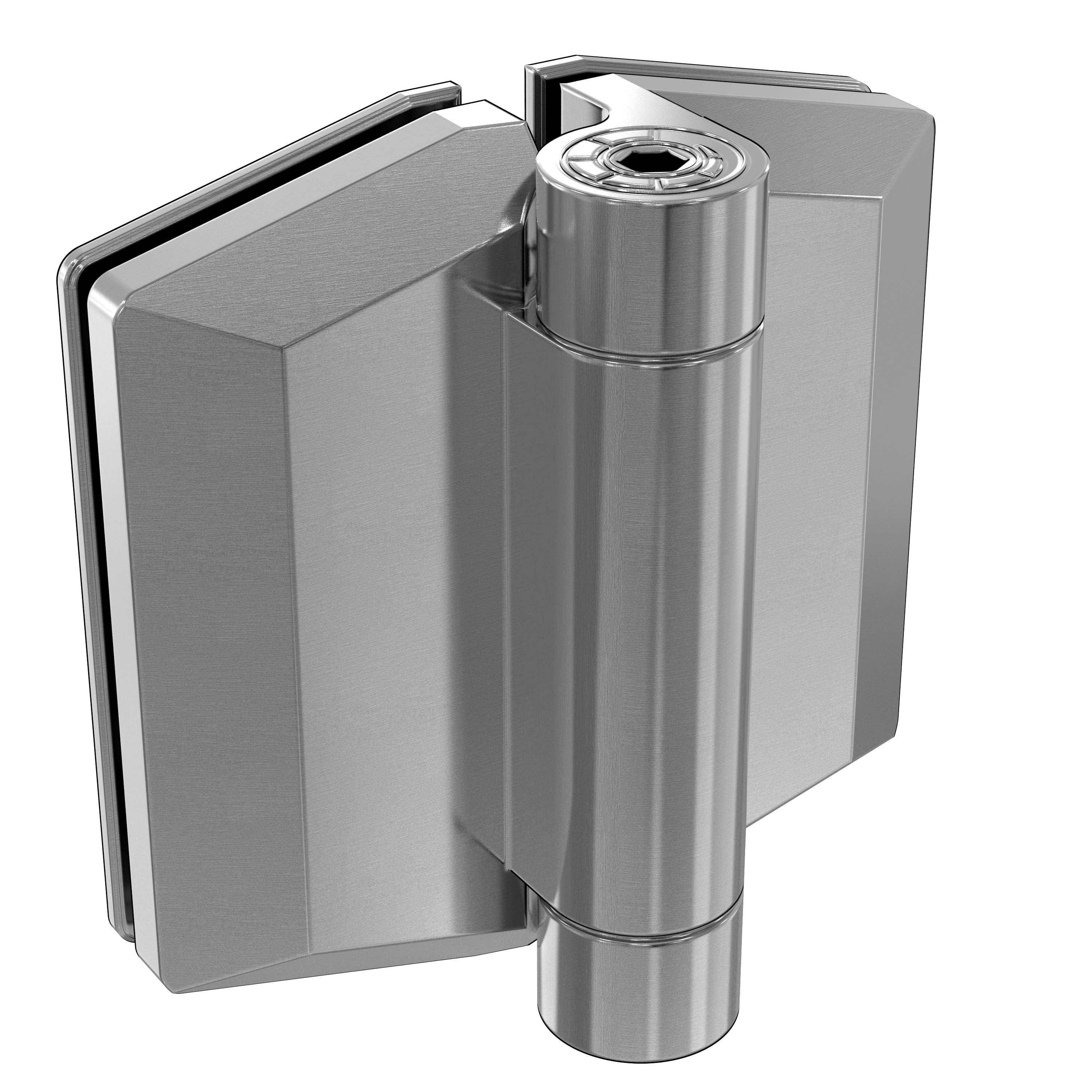 Polaris  Soft Close Glass to Glass Hinge (pair)