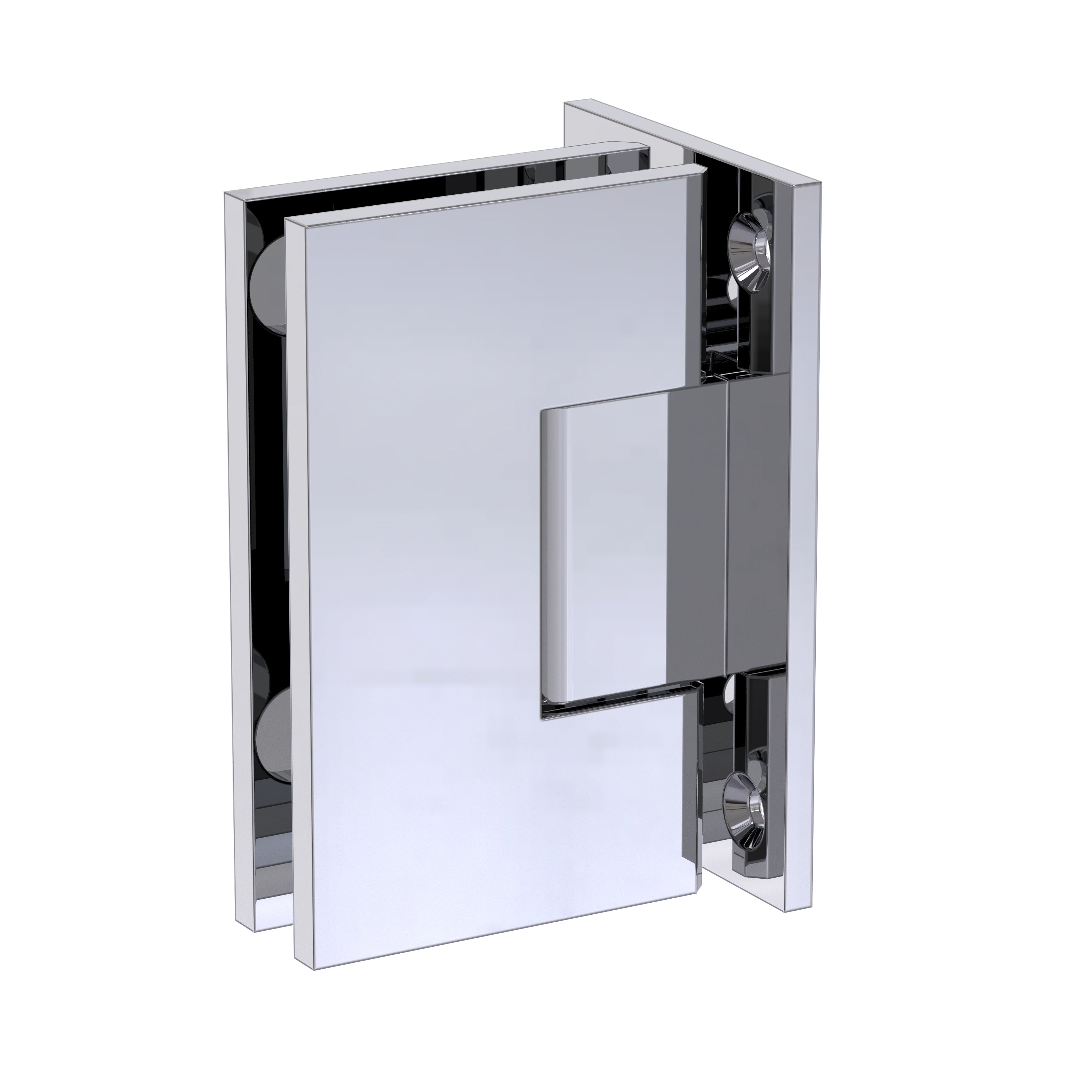 Specialty 6mm Hinge Wall to Glass 90 Deg Offset Backplate