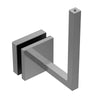 Square Slimline Handrail Bracket Glass Mount