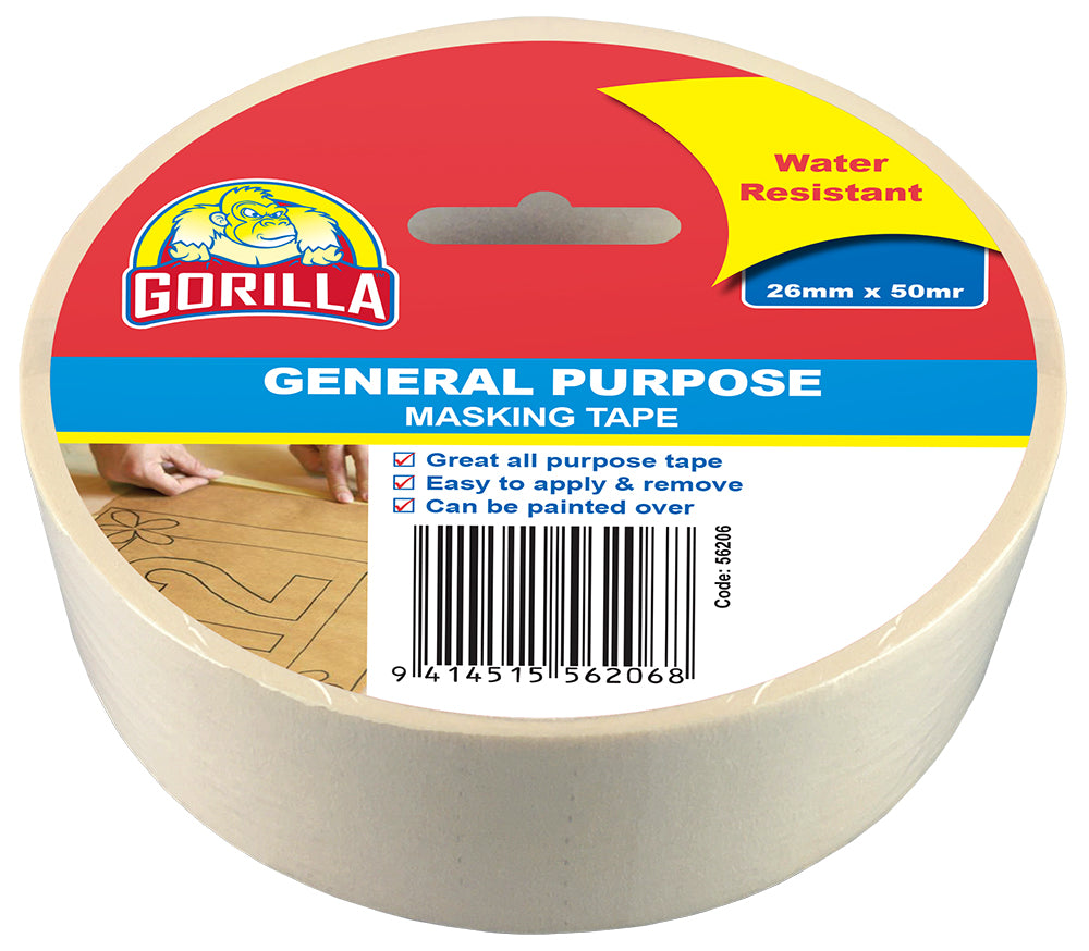 Gorilla Masking General Purpose Tape 36mm x 50M