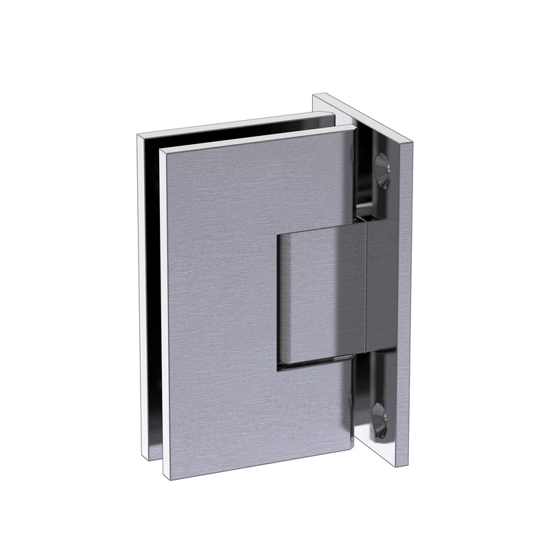Shower Hinge Glass to Wall 90 Deg Centred Backplate