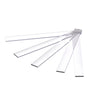 6mm Wide Plastic Setting Blocks 100/pk, 50x2mm - Clear