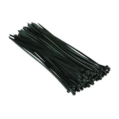 Cable Ties Black 200mm x 3.6mm - 20pk