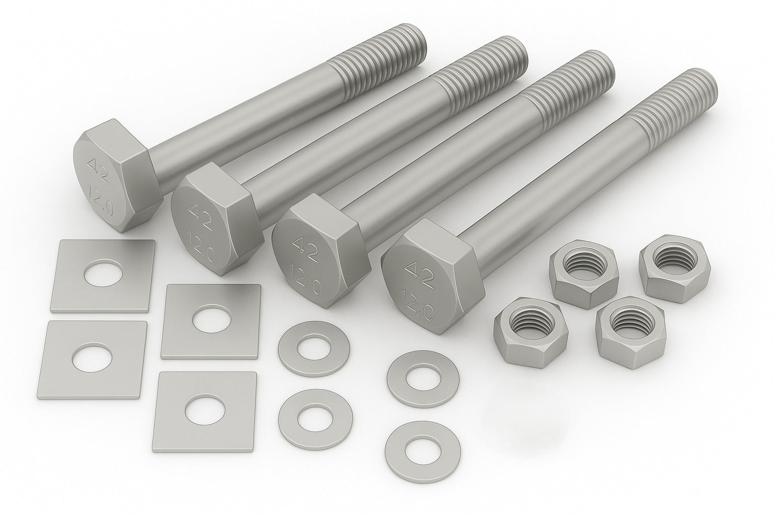 SP12 Fixing Kit Timber Bolt Through