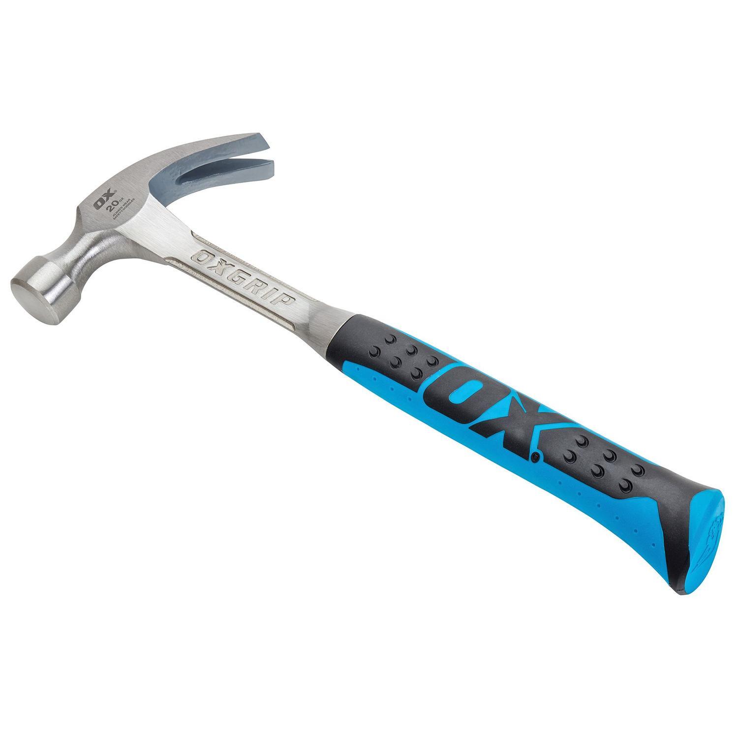 OX Trade Claw Hammer, Fibreglass Handle - 20oz / 560g