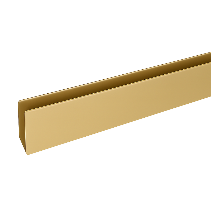 Channel 15x25 3.0m - Gold Polished