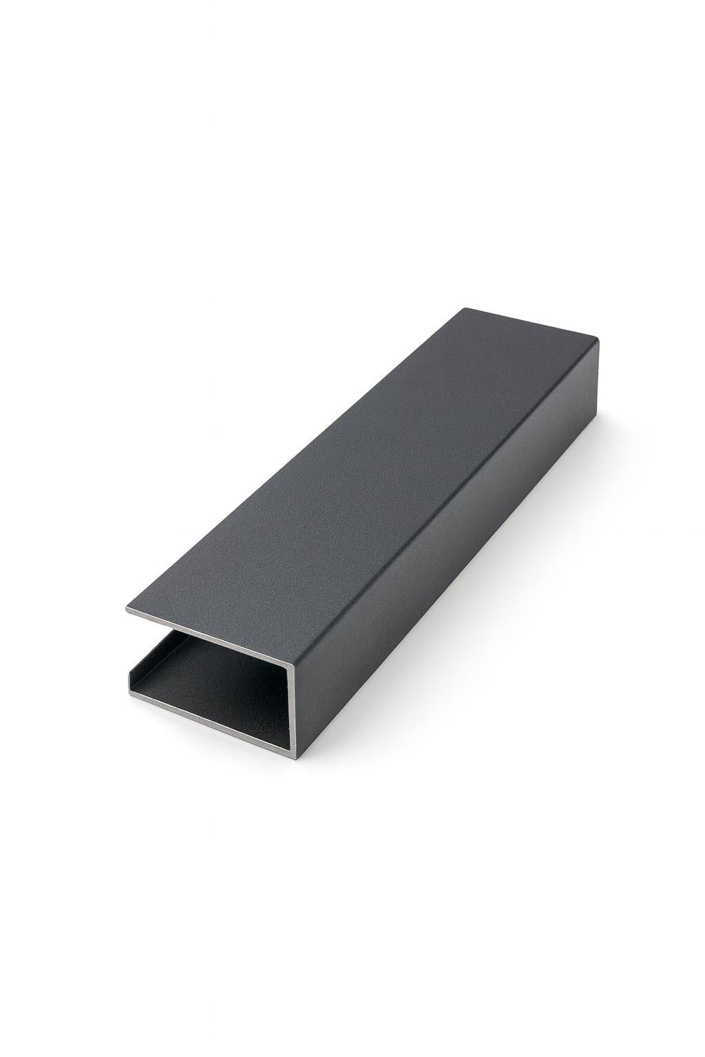 Shower Channel, 18x25mm x 3m - Powdercoated Gunmetal