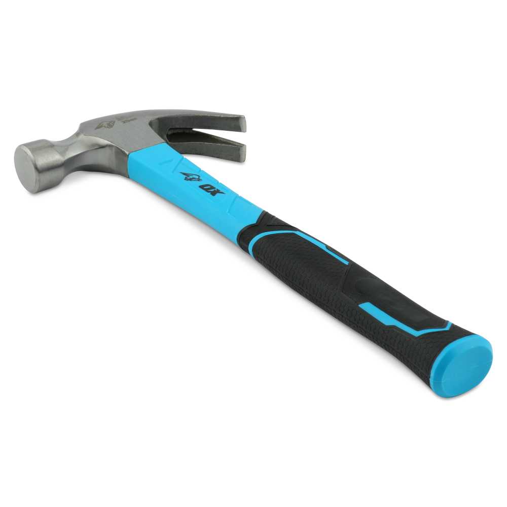 OX Trade 20oz Fibreglass Claw Hammer