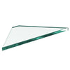 Glass Shelf Angled Corner 250x250mm