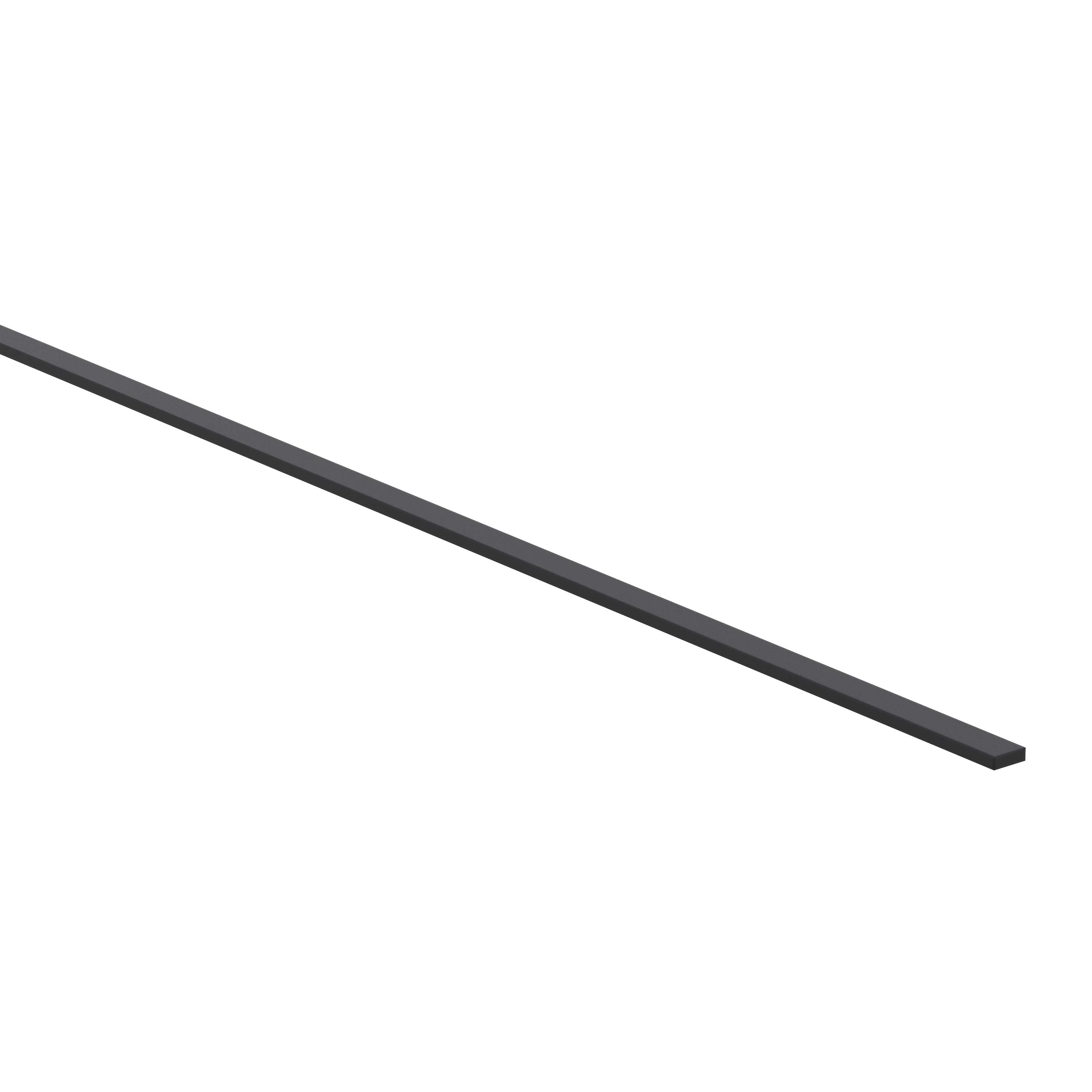 Lugano Glazing Fillet BLACK 13.5mm Glass