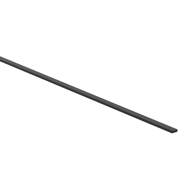 Lugano Glazing Fillet BLACK 13.5mm Glass