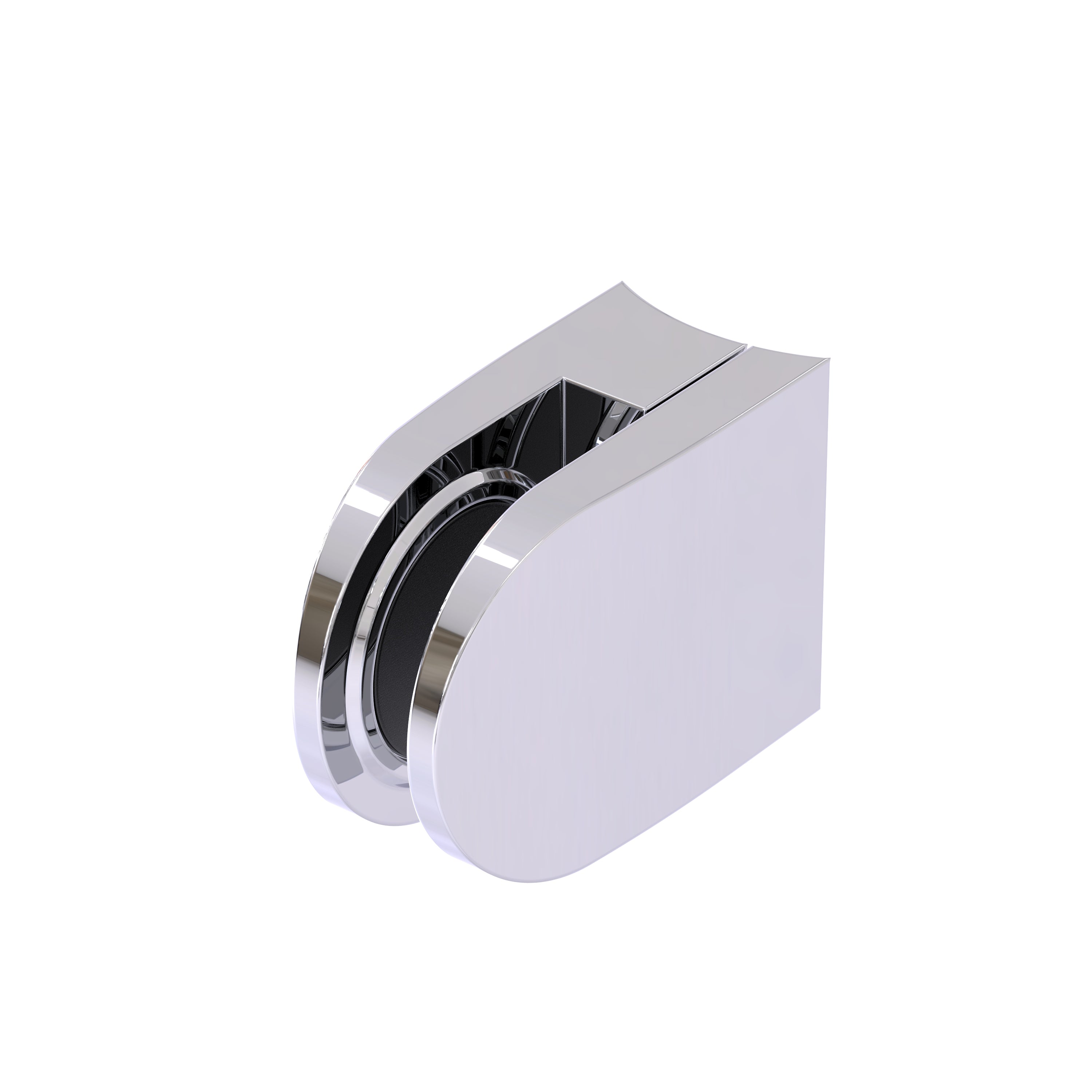 Glass Clamp Round with Radius Back