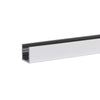 Glazing Channel - 18 x 18mm (1.94 mtrs) - Chrome