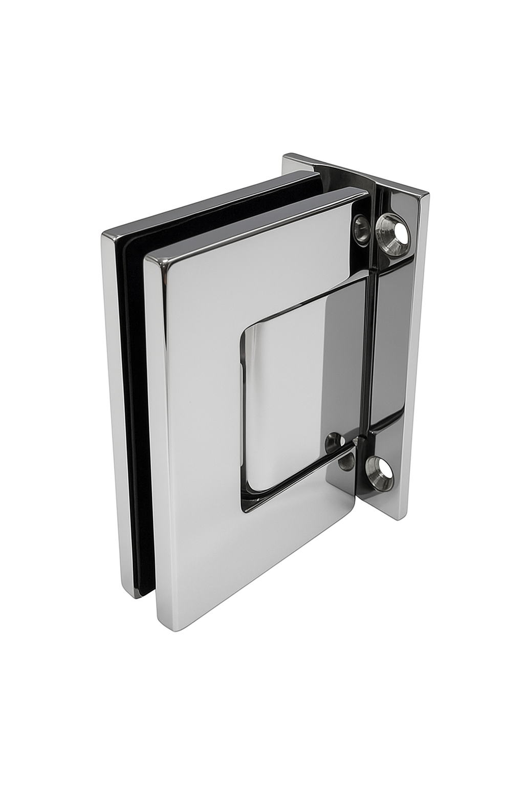Laguna Hinge - Wall to Glass - Centre Back Plate - NHO (Single) PSS