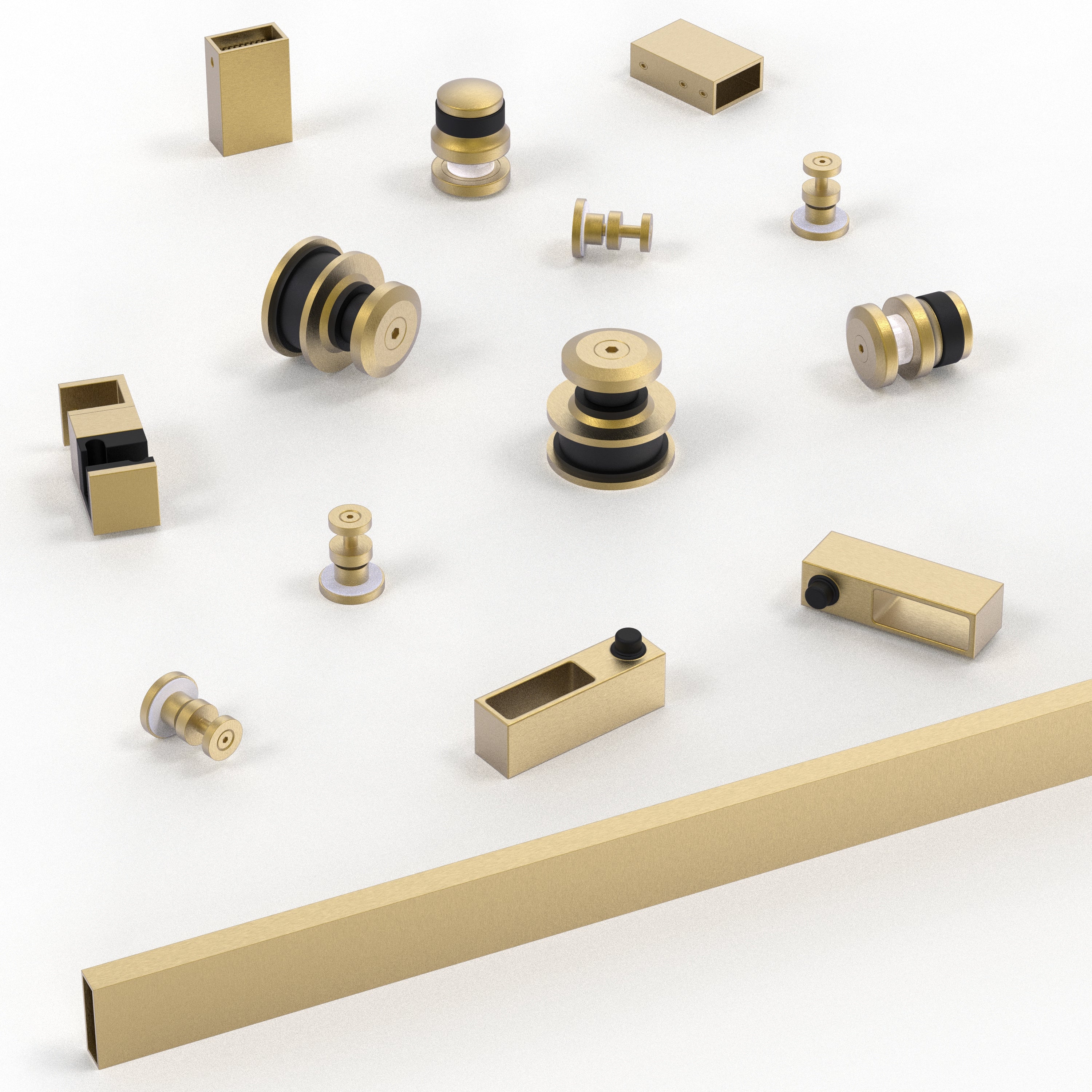 SS12 Sliding Shower hardware kit