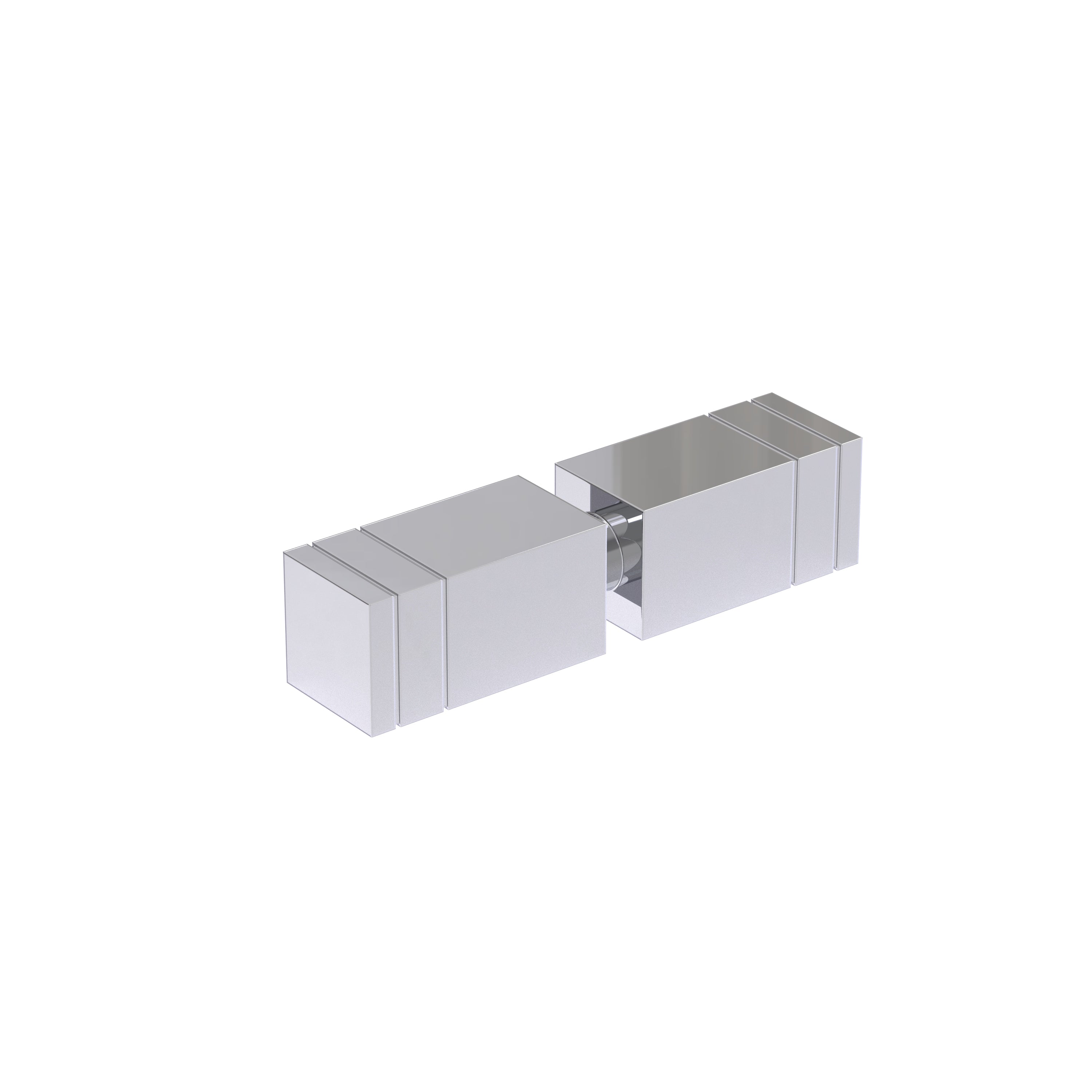 Shower Pull Square Knob 25x25mm
