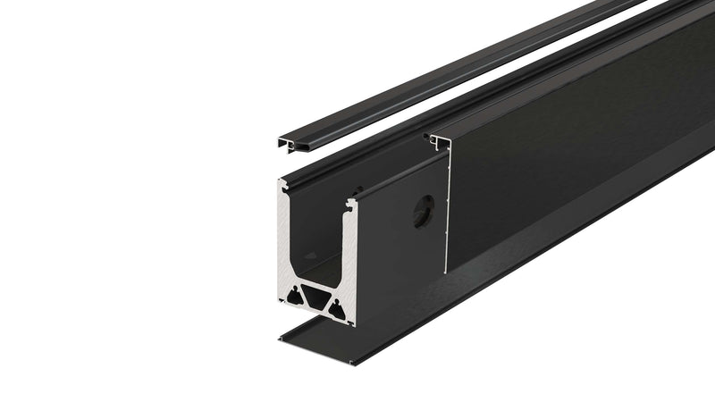 Smart Lock Channel Side Fix System - 3mtr Kit 21.5mm Glass