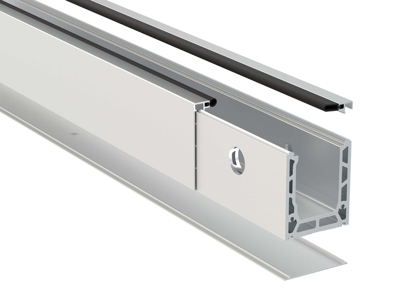 Tough Lock Channel Side Fix System - 3mtr Kit 33mm Glass