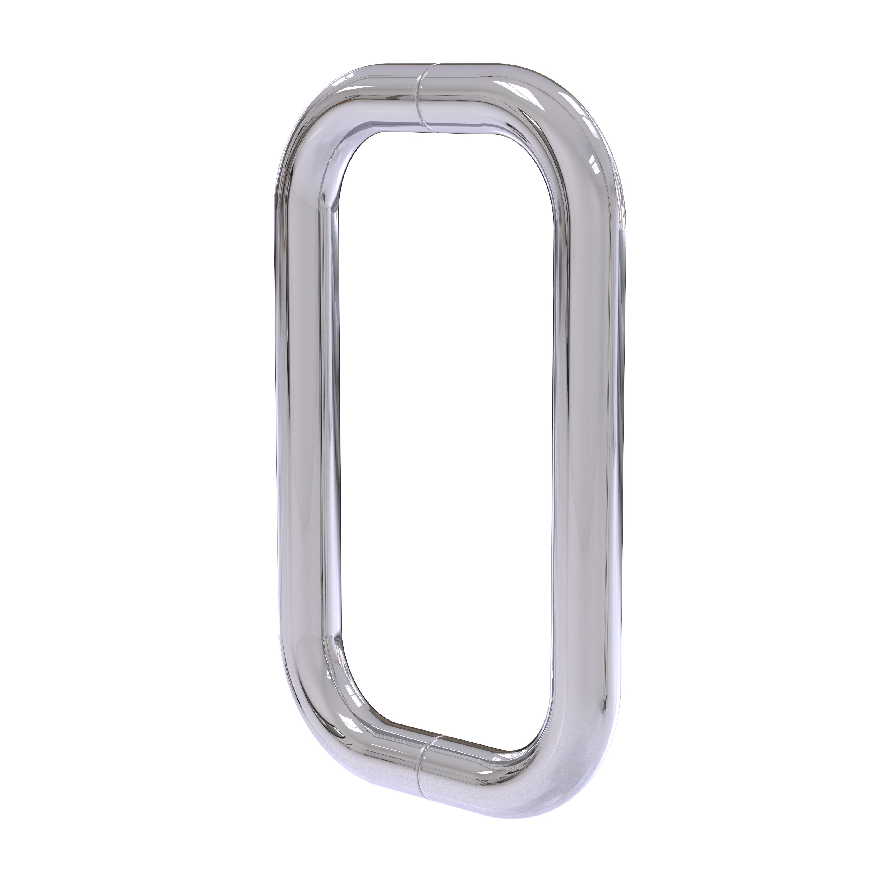 Round D Handle 25mm, 200mm CTC - Polished Stainless