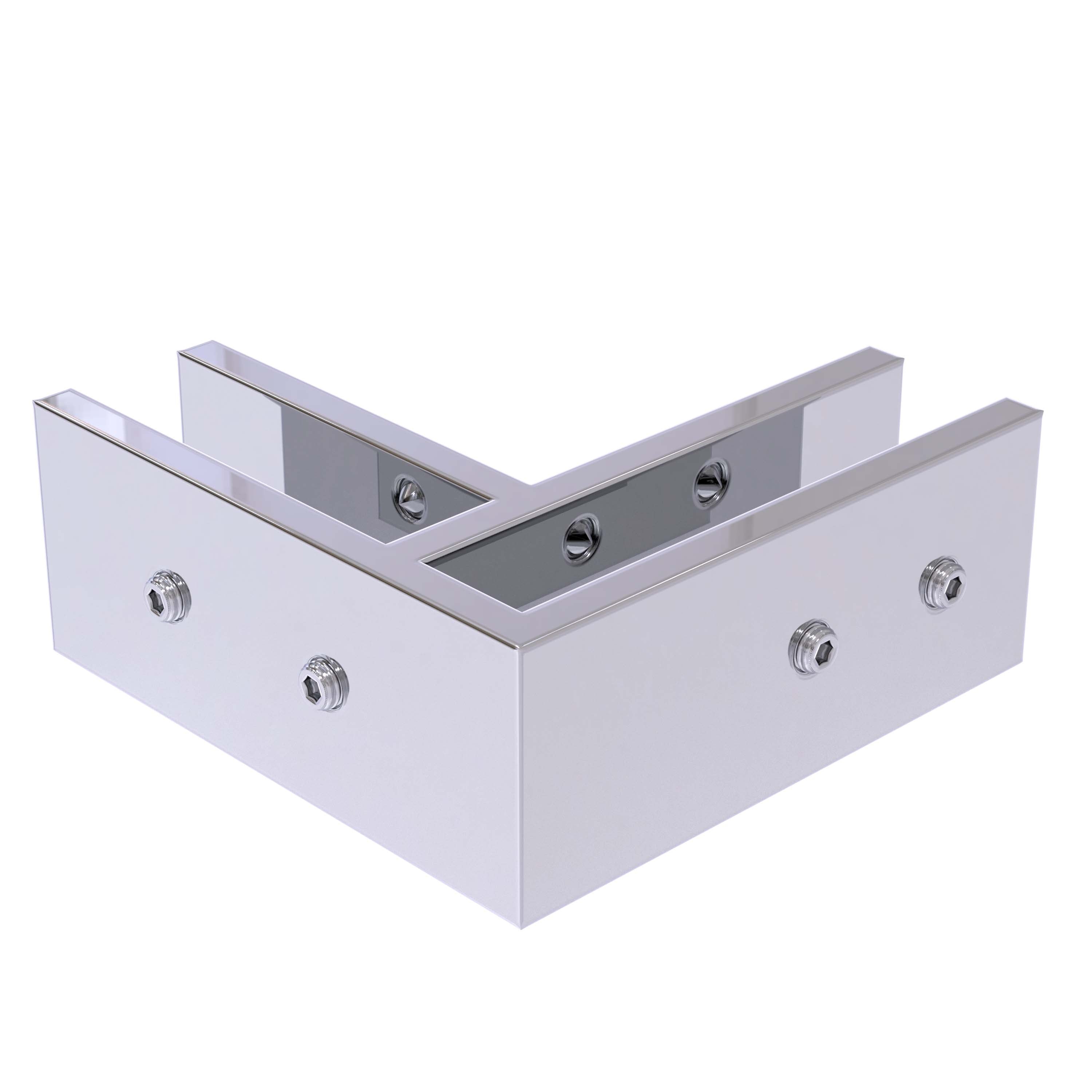 Balustrade Clamp 90 deg Glass to Glass