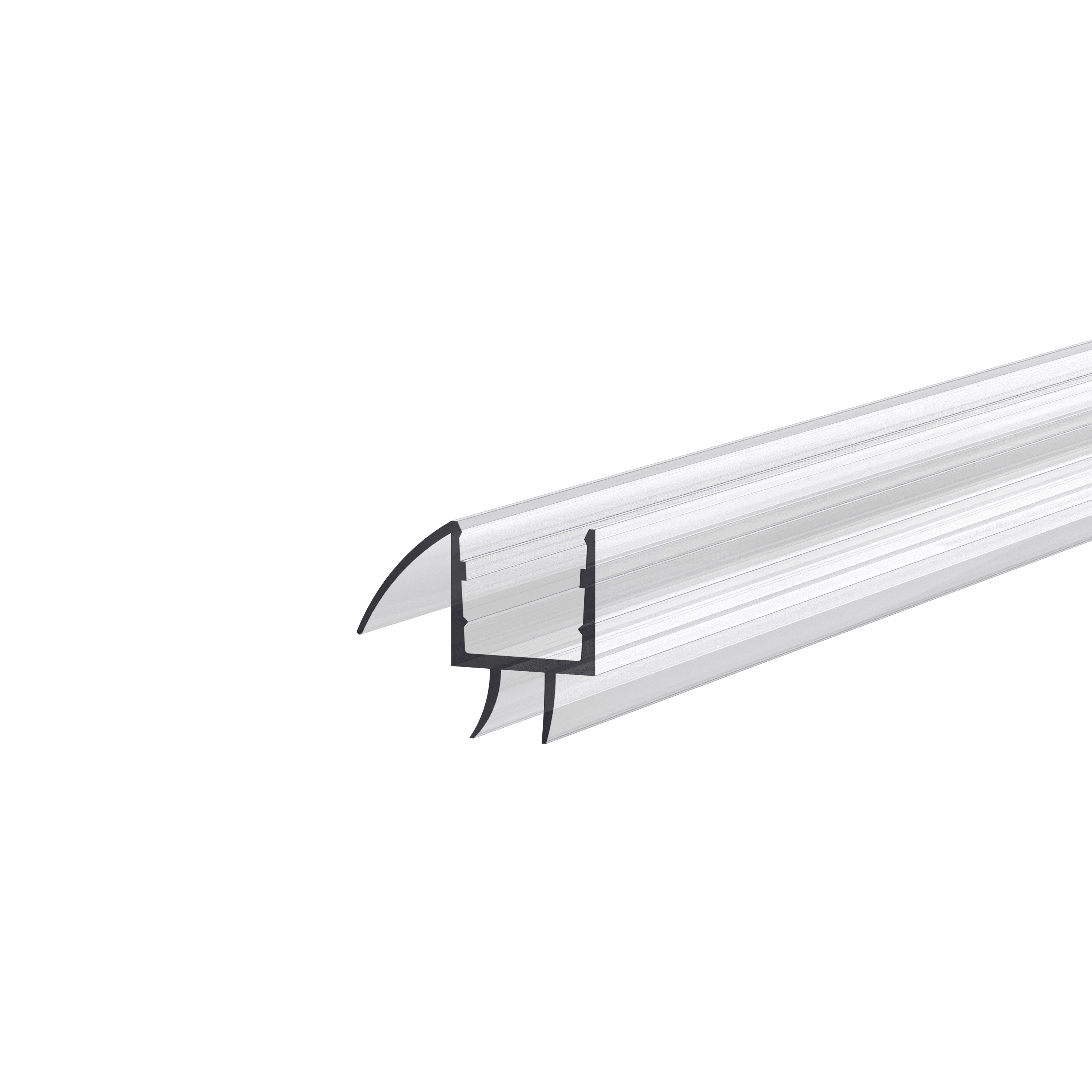 Shower Seal with 45 Degree & dual 90 Deg Fins - 2m