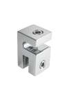 Square Header Panel Fitting 6x6mm - Chrome