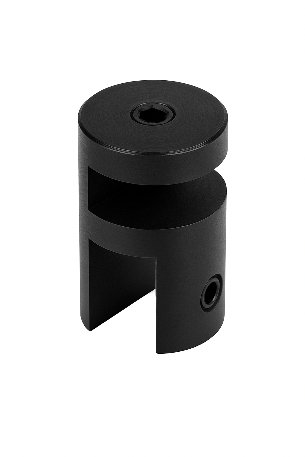 MFG Round Header Panel Fitting - 10x6mm - Black
