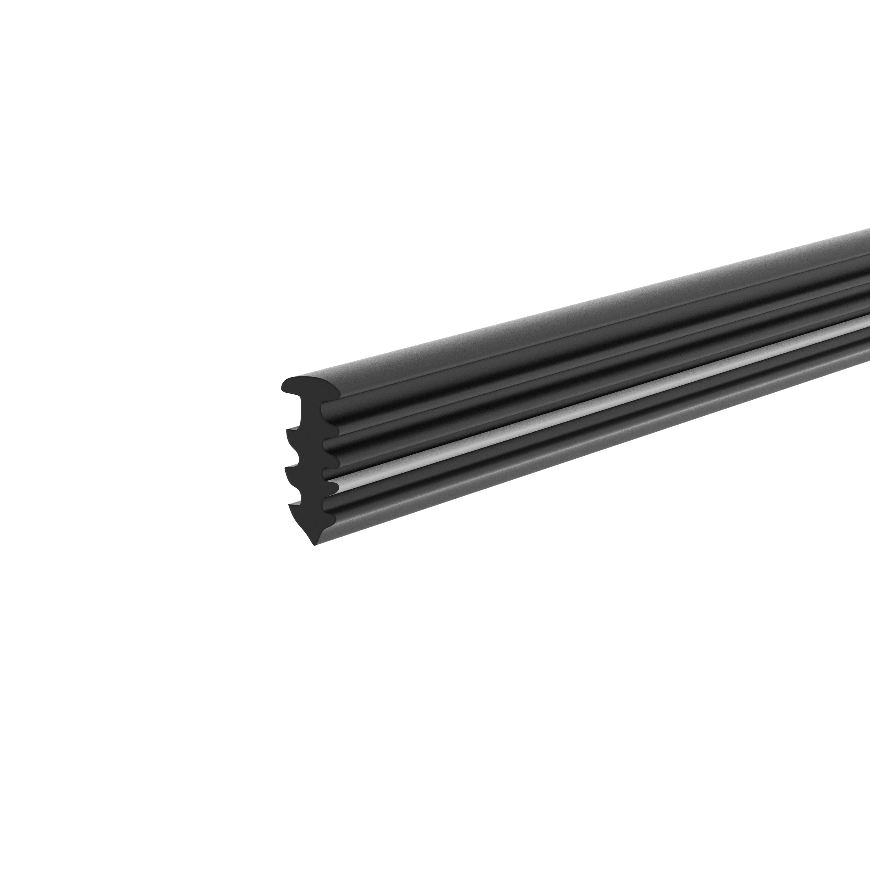Tree PVC Wedge - Grey, 2mm*  - Per Metre
