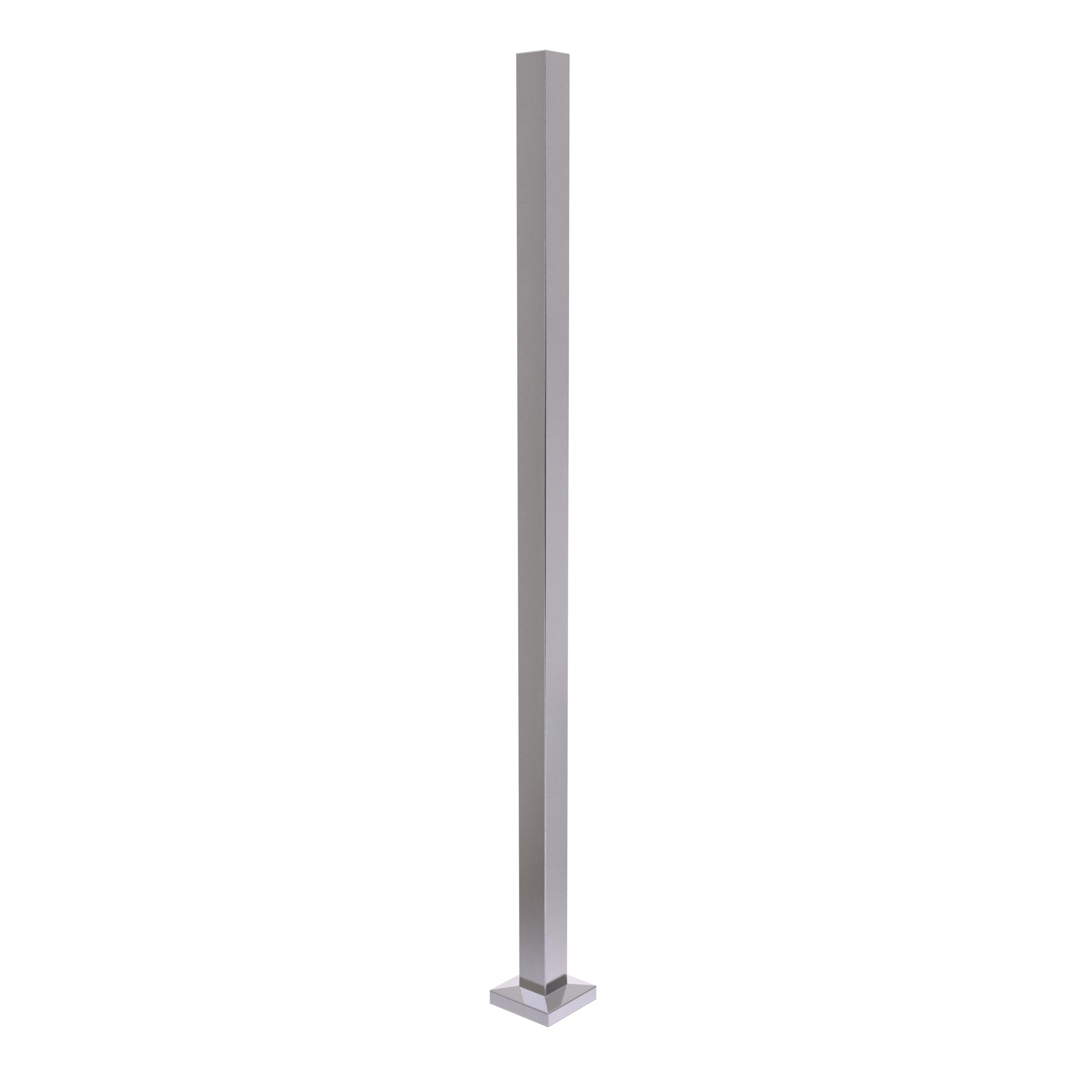 Square Stainless Post 50x50mm – Base Fixed 1280mm