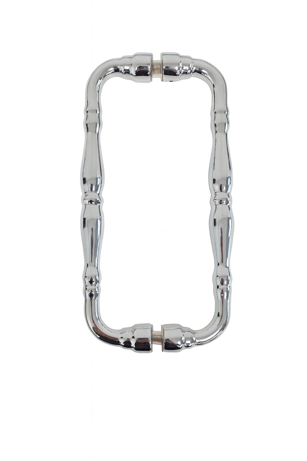 Victorian 8" Double D Pull Handle, 203mm CTC - Chrome