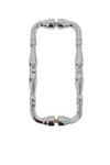 Victorian 8" Double D Pull Handle, 203mm CTC - Chrome