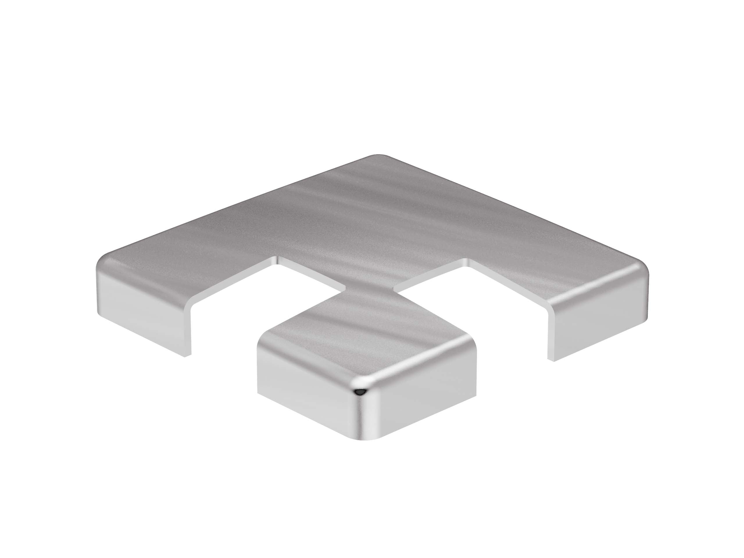 Vortex Slotted Glass Through Corner Post Top Cap