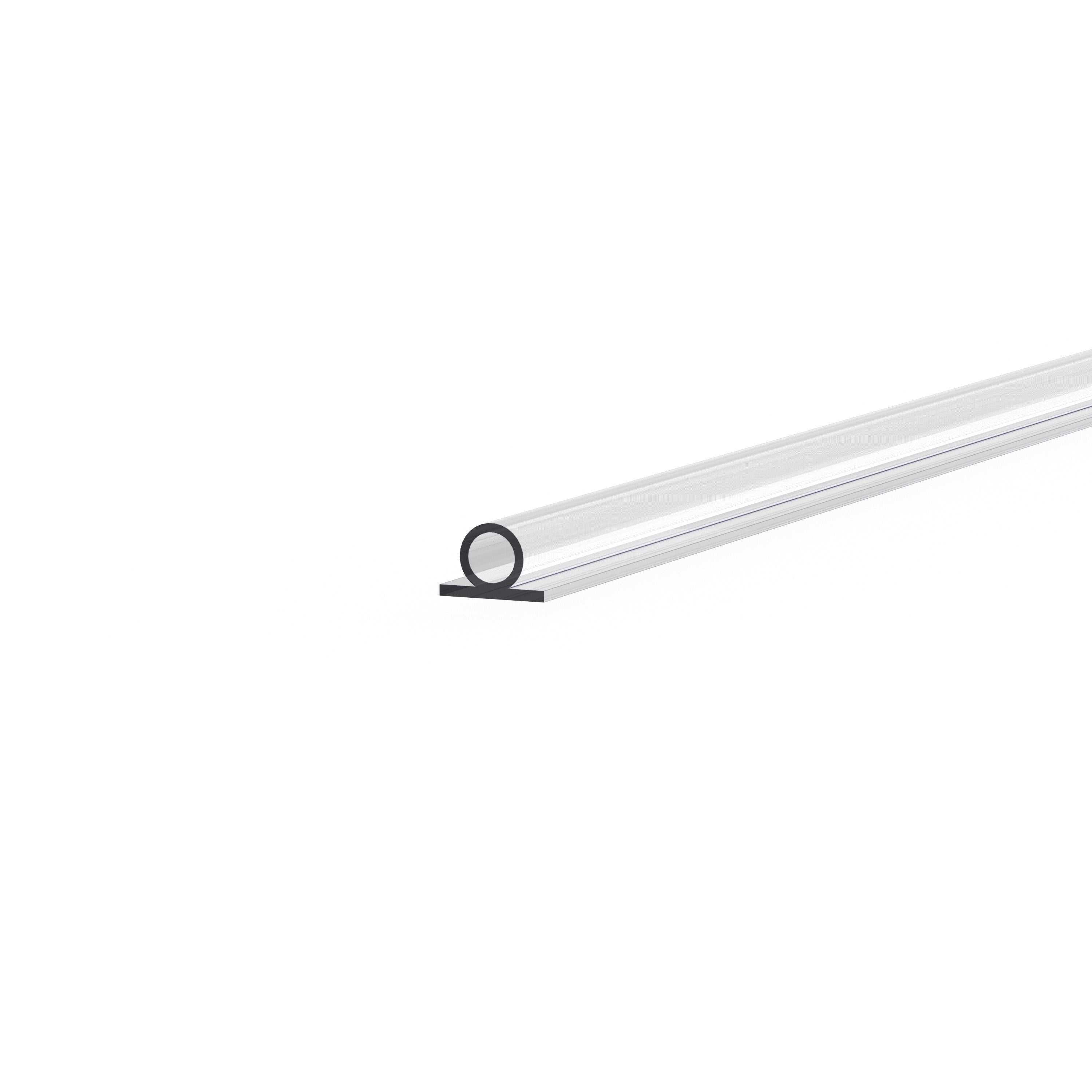 Shower Door End Bulb Seal Strip with Tape