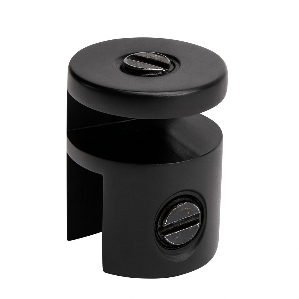 Euroglass Round Overpanel Fitting 10x6mm - Black