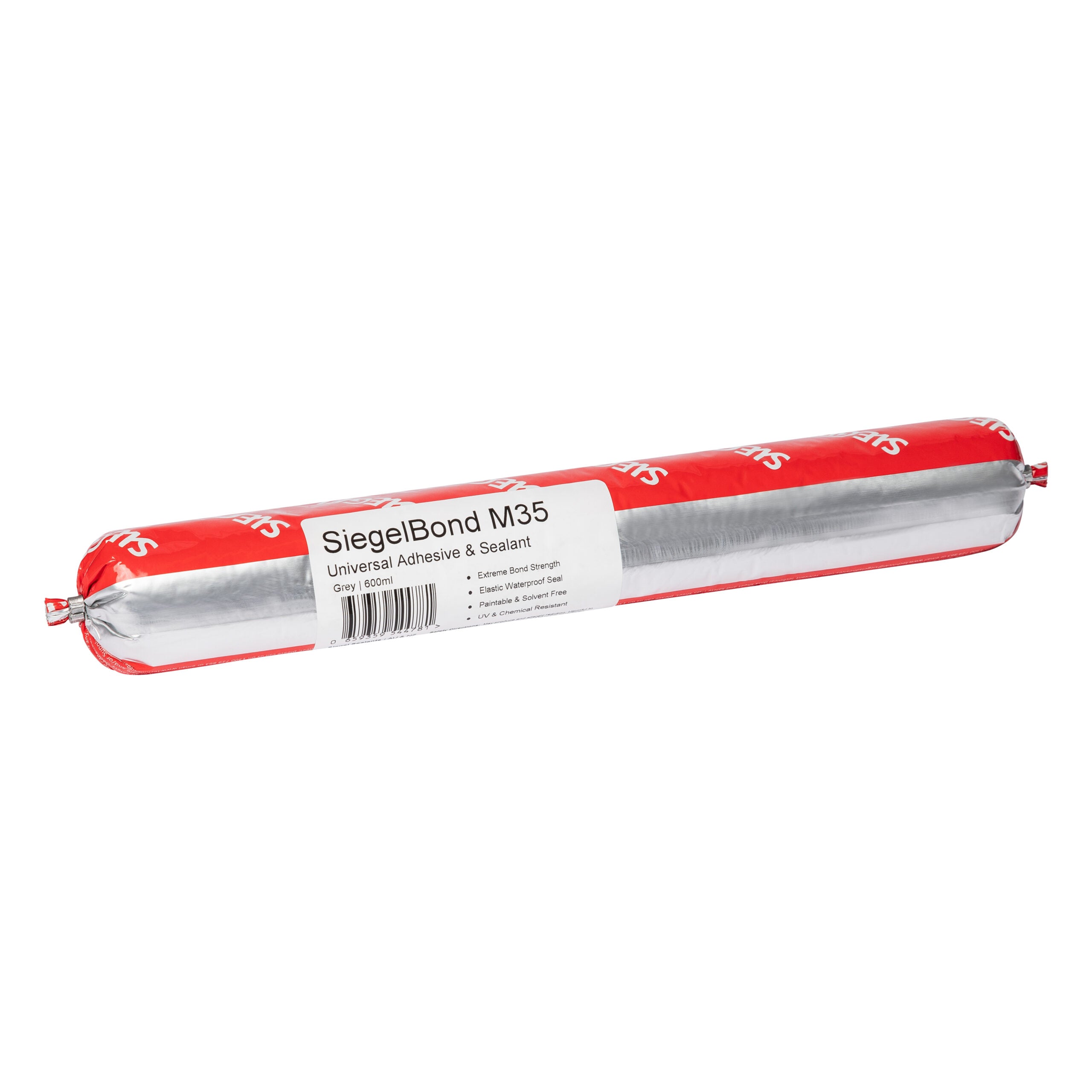Siegel M35 (MS) Sealant Adhesive, 600ml Sausage - Grey