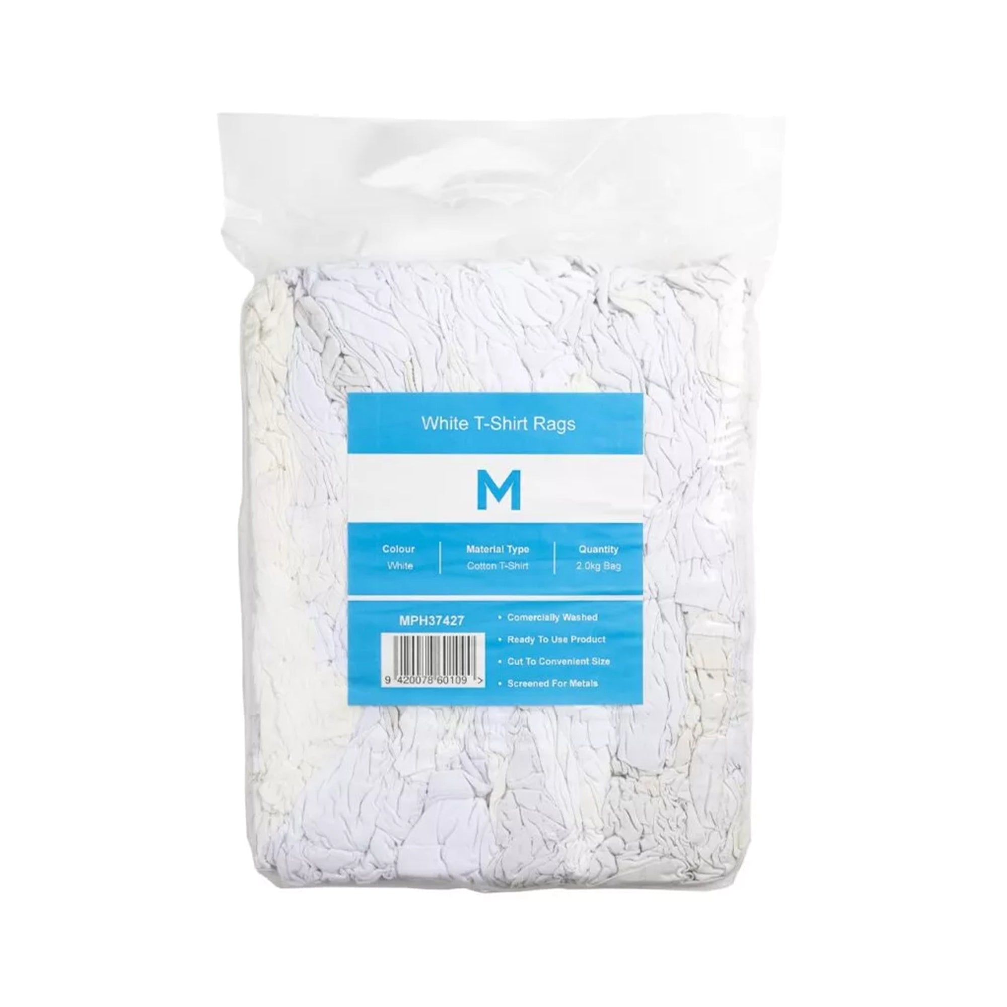 T-Shirt Rags 2kg - White