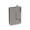 Shower Hinge Wall to Glass 90 Deg Offset Backplate