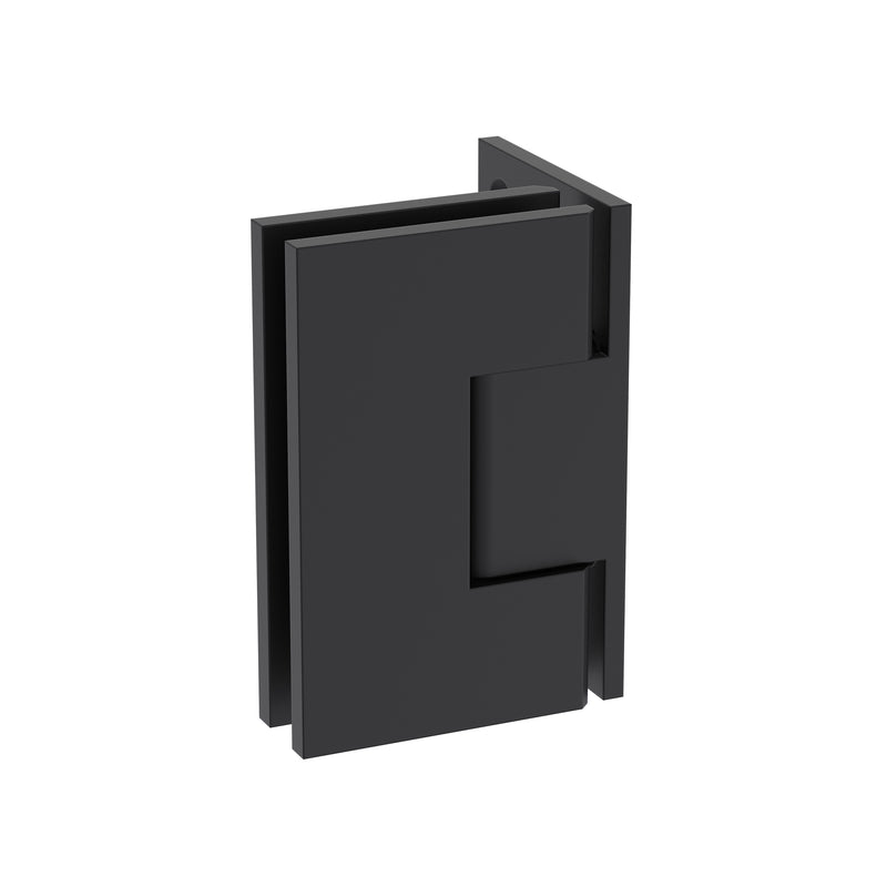 Shower Hinge Wall to Glass 50mm Offset Backplate