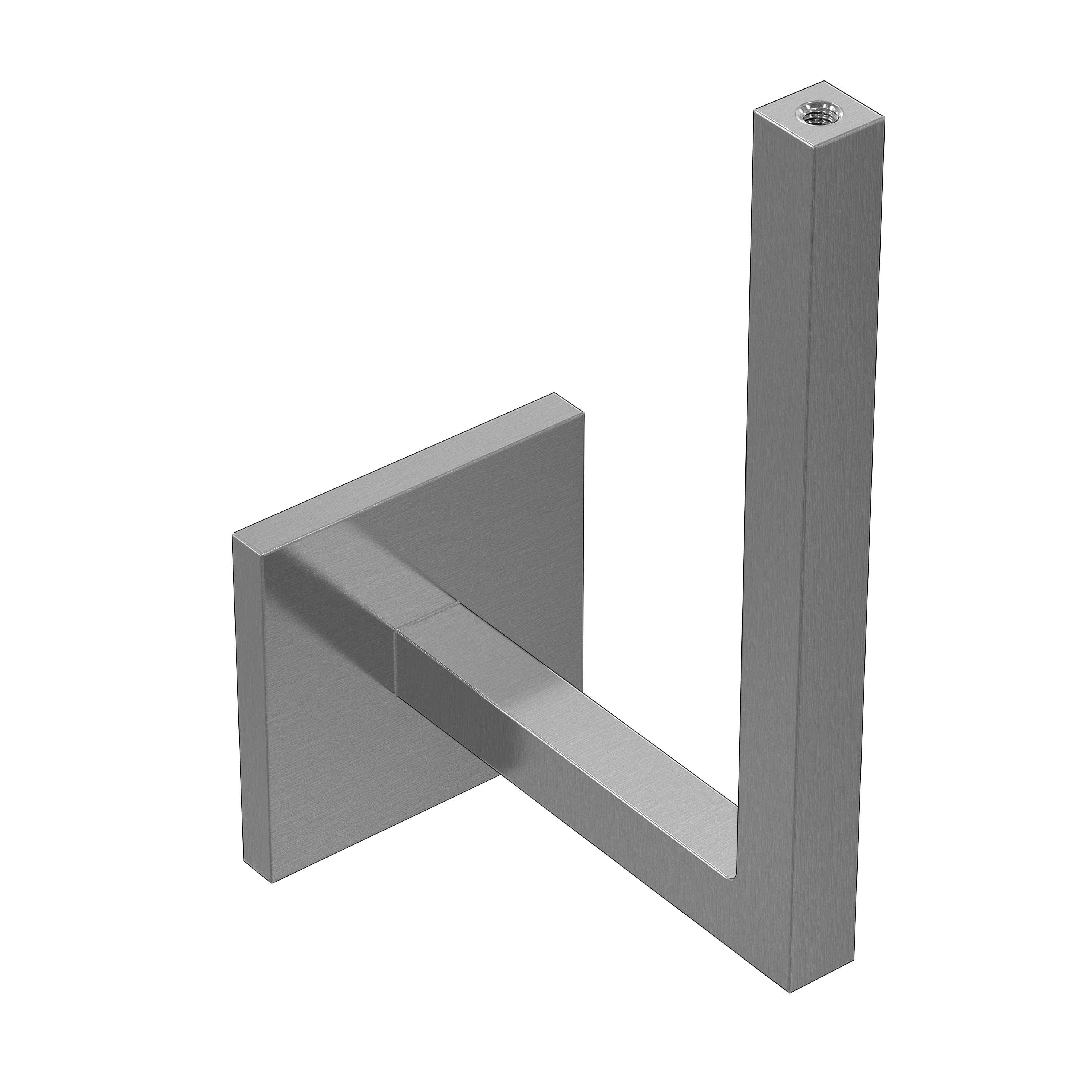 Square Slimline Handrail Bracket Wall Mount