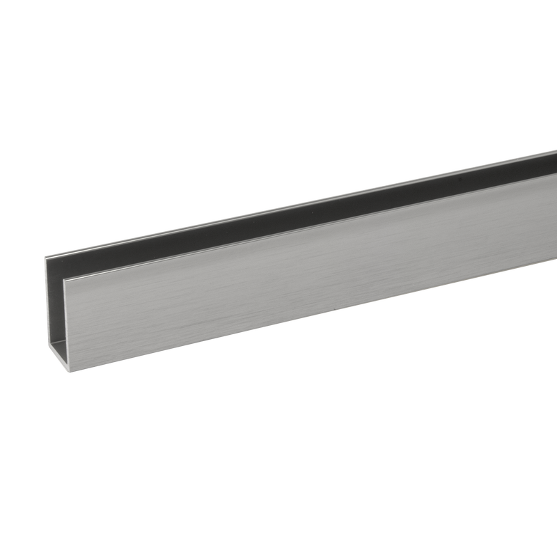 Channel 15x25 3.0m - Brushed Nickel