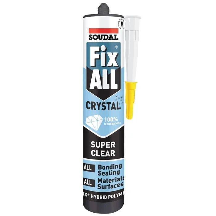 Gorilla FixAll Sealant & Adhesive 290ml - Crystal Clear