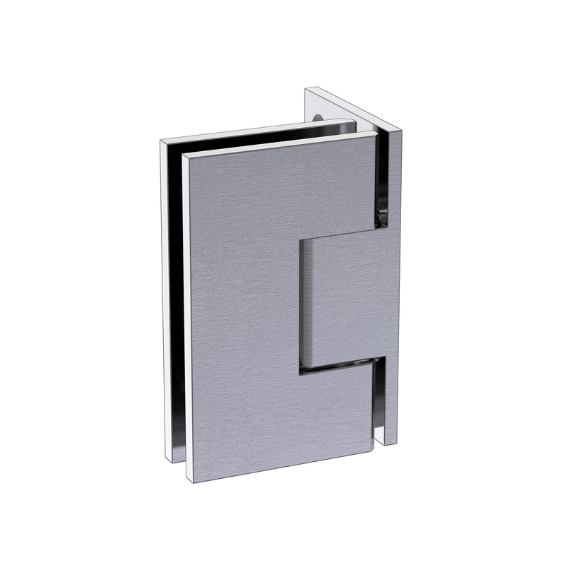 Shower Hinge Wall to Glass 50mm Offset Backplate
