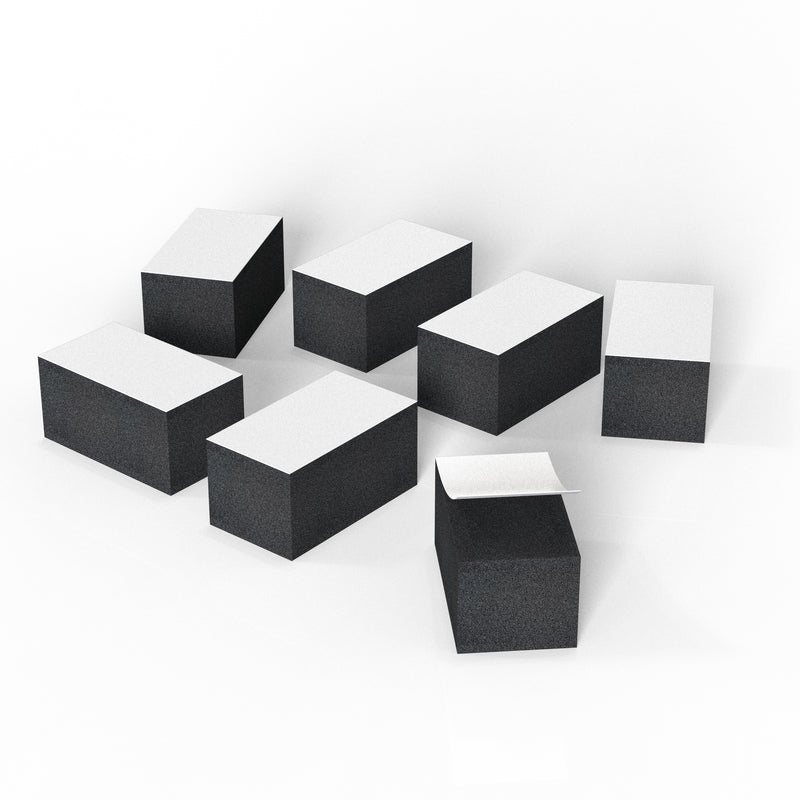Adhesive Black Foam Setting Blocks, 20 pk