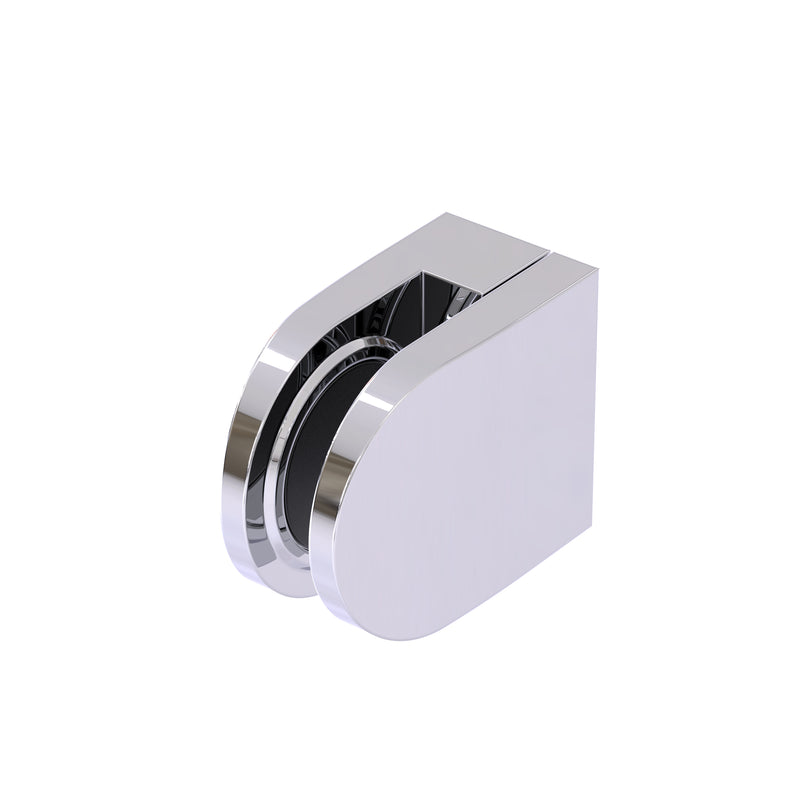 Glass Clamp Round with Flat Back