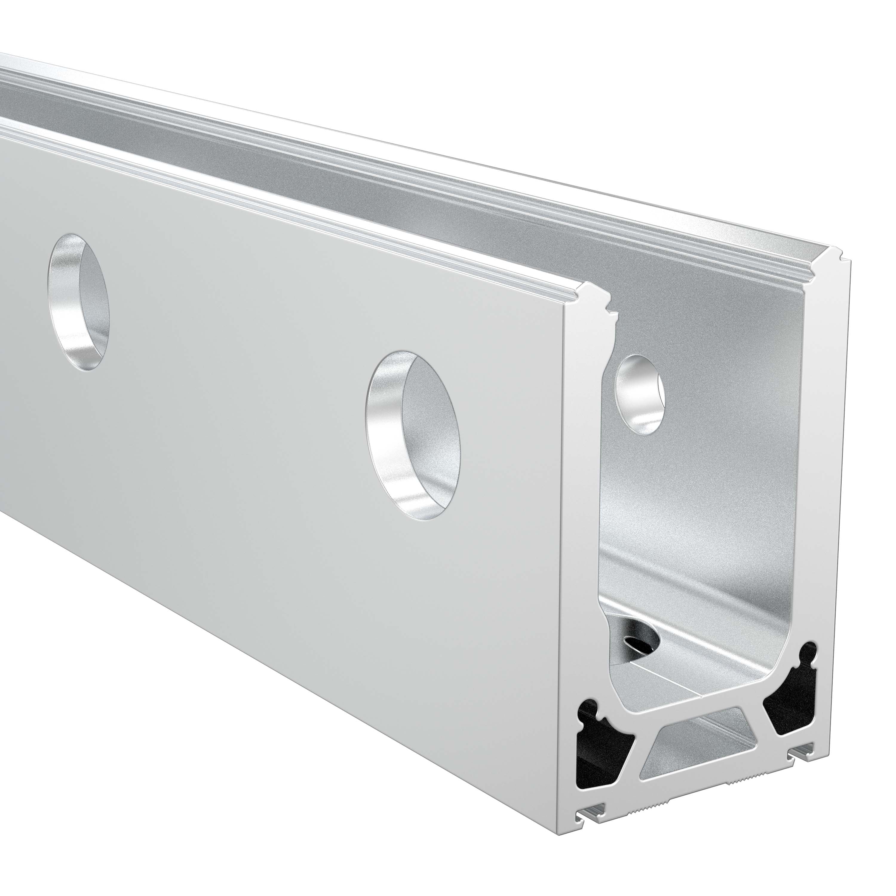 Smart Lock Main Channel Base & Side Drilled - 3mtr
