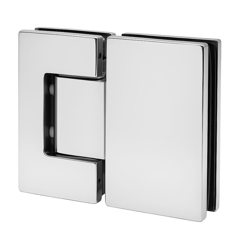Malibu Hydraulic Hinge - Hold Open (Single) - Polished Stainless