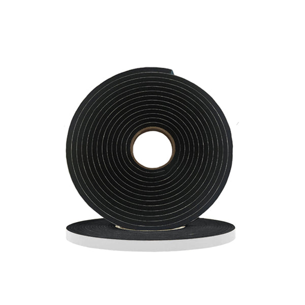 Black Single Sided Foam Tape 1.6mm - 6mmx46M