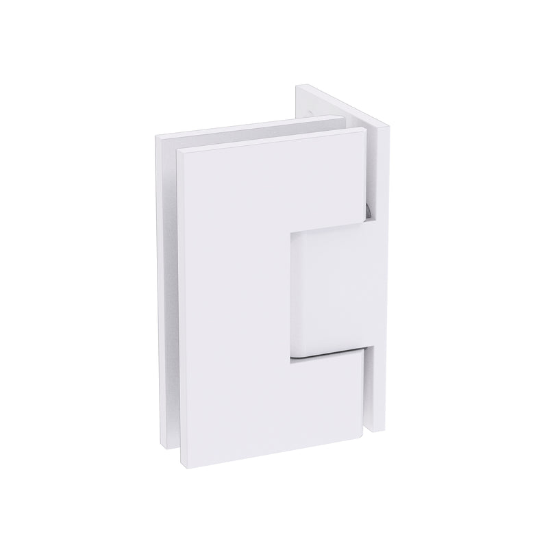 Shower Hinge Wall to Glass 90 Deg Offset Backplate
